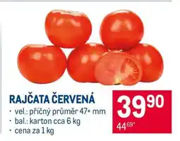Makro Rajčata červená nabídka