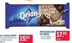 Makro Orion Čokoláda na vaření nabídka