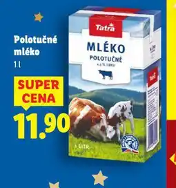 Lidl Polotučné mléko nabídka