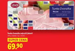 Lidl Šunka zvonařka nabídka