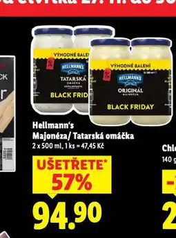 Lidl Hellmann's majonéza nabídka