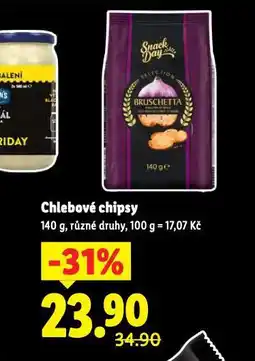 Lidl Chlebové chipsy nabídka