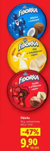Lidl Fidorka nabídka