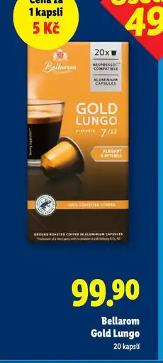 Lidl Kávové kapsle bellarom gold lungo nabídka