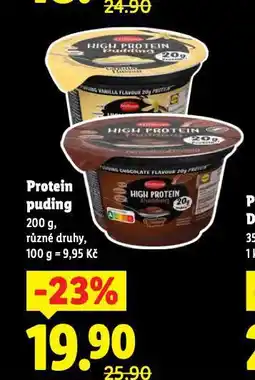Lidl Protein puding nabídka