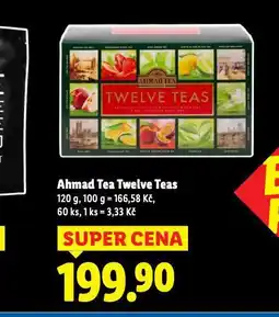 Lidl Ahmad tea twelve teas nabídka