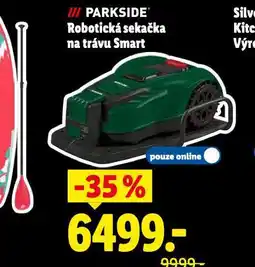 Lidl Parkside robotická sekačka na trávu nabídka