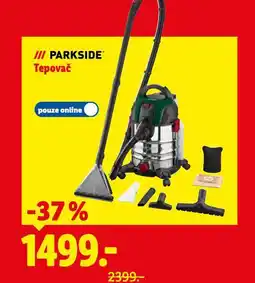 Lidl Parkside tepovač nabídka