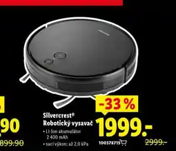 Lidl Silvercrest robotický vysavač nabídka