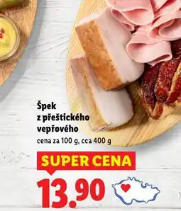 Lidl Špek z přeštického vepřového nabídka