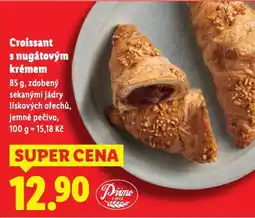 Lidl Croissant s nugátovým krémem nabídka