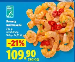 Lidl Krevety marinované nabídka