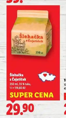 Lidl Šlehačka z čejetiček nabídka