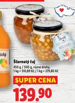 Lidl Šťavnatý čaj nabídka