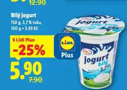 Lidl Bílý jogurt nabídka