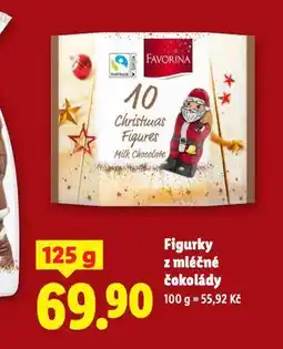 Lidl Figurky z mléčné čokolády nabídka