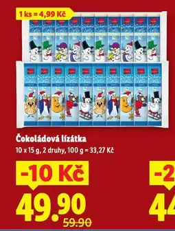 Lidl Čokoládová lízátka nabídka