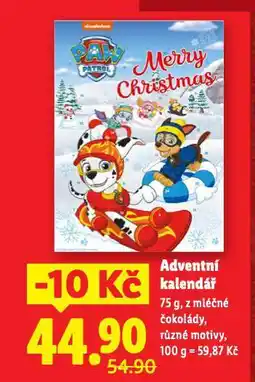Lidl Adventní kalendář nabídka