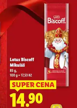 Lidl Lotus biscoff mikuláš nabídka