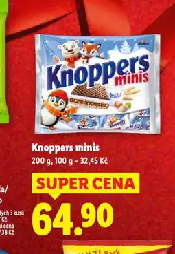 Lidl Knoppers minis nabídka