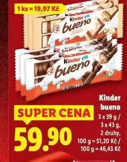 Lidl Kinder bueno nabídka