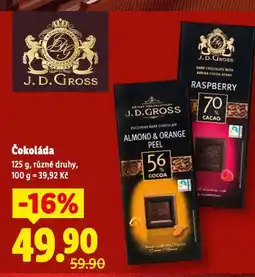 Lidl Čokoláda nabídka