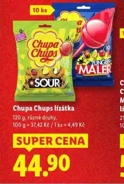Lidl Chupa chups lízátka nabídka