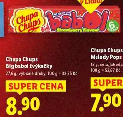 Lidl Žvýkačka big babol chupa chups nabídka