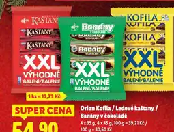 Lidl Banány v čokoládě nabídka