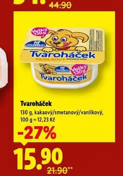 Lidl Tvaroháček nabídka
