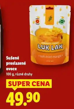 Lidl Sušené proslazené ovoce nabídka