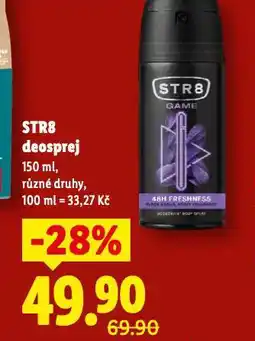 Lidl Str8 deosprej nabídka