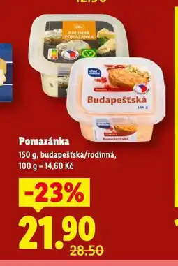 Lidl Pomazánka nabídka