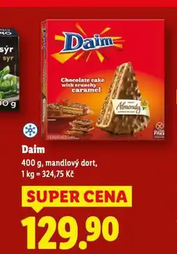 Lidl Daim mandlový dort nabídka