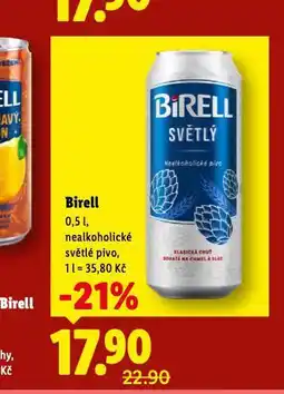 Lidl Birell nealkoholické pivo nabídka