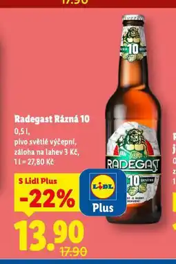 Lidl Pivo radegast nabídka