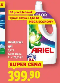 Lidl Ariel prací gel nabídka