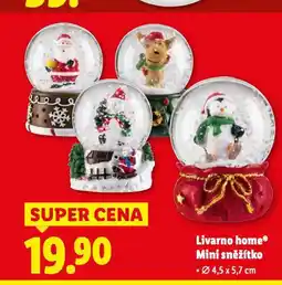 Lidl Livarno home mini sněžítko nabídka