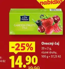 Lidl Ovocný čaj nabídka