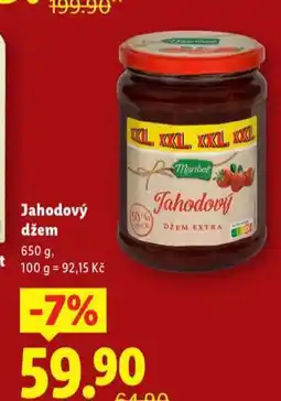 Lidl Jahodový džem nabídka