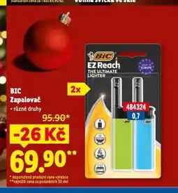Lidl Bic zapalovač nabídka