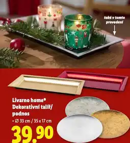 Lidl Livarno home podnos nabídka