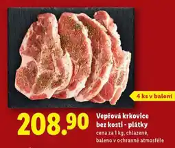 Lidl Vepřová krkovice bez kosti nabídka