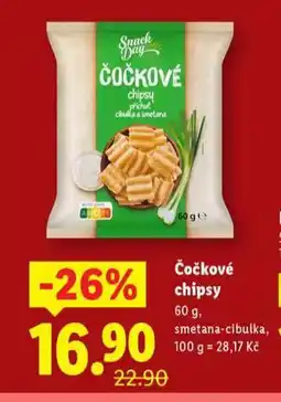 Lidl Čočkové chipsy nabídka