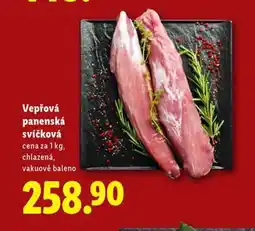 Lidl Vepřová panenská svíčková nabídka