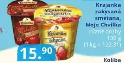 Potraviny CZ Krajanka zakysaná smetana, Moje Chvilka nabídka