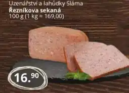 Potraviny CZ Uzenářství a lahůdky Sláma Řezníkova sekaná nabídka