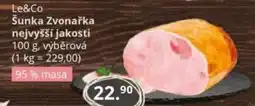 Potraviny CZ Le&Co Šunka Zvonařka nejvyšší jakosti nabídka
