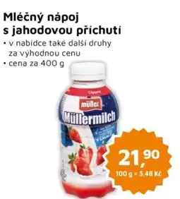Můjobchod Müllermilch Mléčný nápoj s jahodovou příchutí nabídka