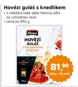 Můjobchod Hame Hovězí guláš s knedlíkem nabídka